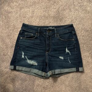 Universal Thread Blue Distressed Jean Shorts
